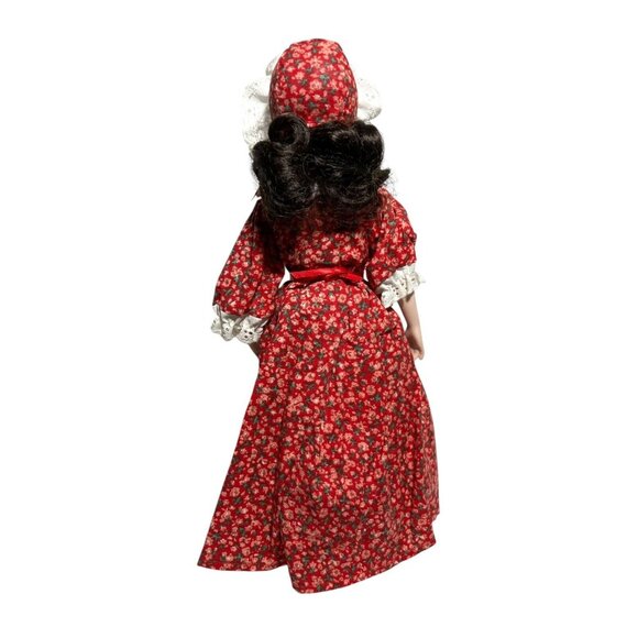 Alice New Jersey Franklin Heirloom Doll Little Maids 13 Colonies Porcelain 1984 - Picture 4 of 12